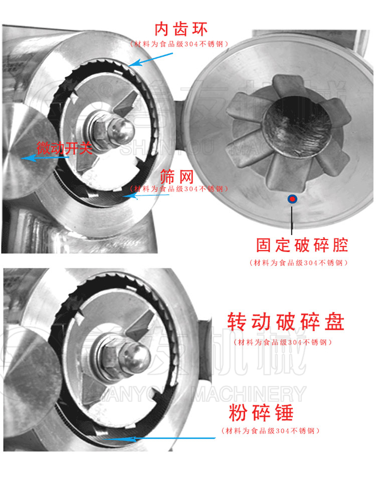 不銹鋼粉碎機